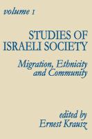 Migration, ethnicity and community /