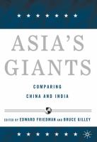Asia's giants : comparing China and India /