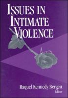 Issues in intimate violence /