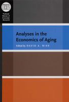 Analyses in the economics of aging /