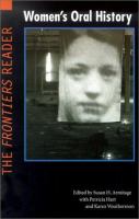 Women's oral history : the Frontiers reader /