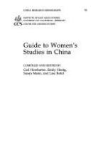 Guide to women's studies in China /
