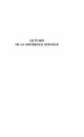 Lectures de la différence sexuelle : colloque Paris VIII, CIPH, Paris, octobre 1990 /