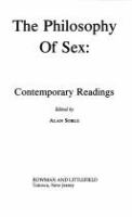 The Philosophy of sex : contemporary readings /