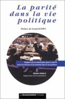 La parité dans la vie politique : rapport de la commission pour la parité entre les femmes et les hommes dans la vie politique /