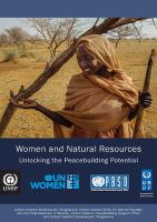 Women and natural resources : unlocking the peacebuilding potential.