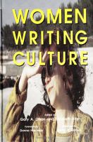 Women writing culture /