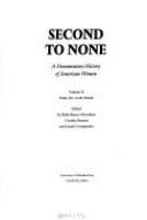 Second to none : a documentary history of American women /