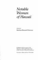 Notable women of Hawaii /