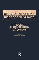 Representations : social constructions of gender /