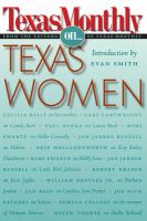 TexasMonthly on-- Texas women /