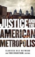 Justice and the American metropolis /
