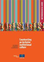 Intercultural competences in social services : constructing an inclusive institutional culture : methodological guide.