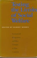 Testing the limits of social welfare : international perspectives on policy changes in nine countries /