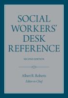 Social workers' desk reference /