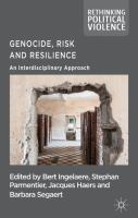 Genocide, risk and resilience : an interdisciplinary approach /