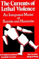 The Currents of lethal violence : an integrated model of suicide and homicide /