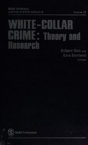 White-collar crime : theory and research /