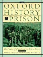 The Oxford history of the prison : the practice of punishment in Western society /