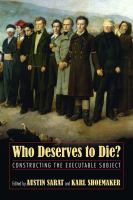 Who deserves to die : constructing the executable subject /