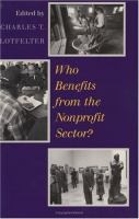 Who benefits from the nonprofit sector? /