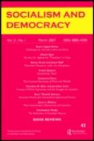 Socialism and democracy : the bulletin of the Research Group on Socialism and Democracy.