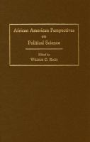 African American perspectives on political science /