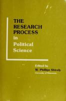 The Research process in political science /