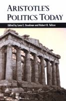 Aristotle's Politics today /