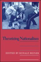 Theorizing nationalism /