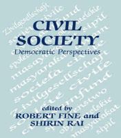 Civil society : democratic perspectives /
