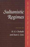 Sultanistic regimes /