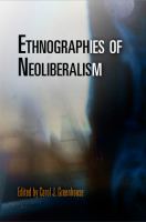 Ethnographies of neoliberalism /