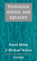 Pluralism, justice, and equality /