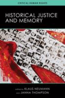 Historical justice and memory /