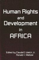 Human rights and development in Africa /