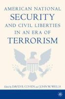 American national security and civil liberties in an era of terrorism /