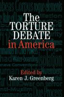 The torture debate in America /
