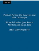 Political parties : old concepts and new challenges /