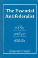 The Essential antifederalist /