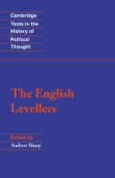 The English Levellers /