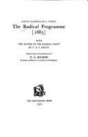 The Radical programme /