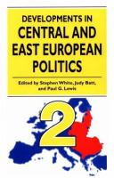 Developments in Central and East European politics 2 /