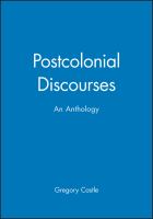 Postcolonial discourses : an anthology /