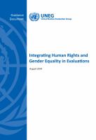 Integrating human rights and gender equality in evaluation /