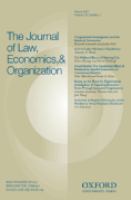 Journal of law, economics & organization.