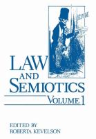 Law and semiotics /