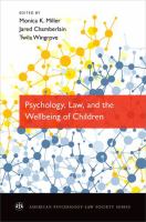 Psychology, law, and the wellbeing of children /