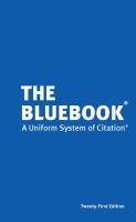 The bluebook : a uniform system of citation /