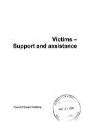 Victims : support and assistance.